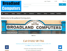 Tablet Screenshot of broadlandcomputers.co.uk